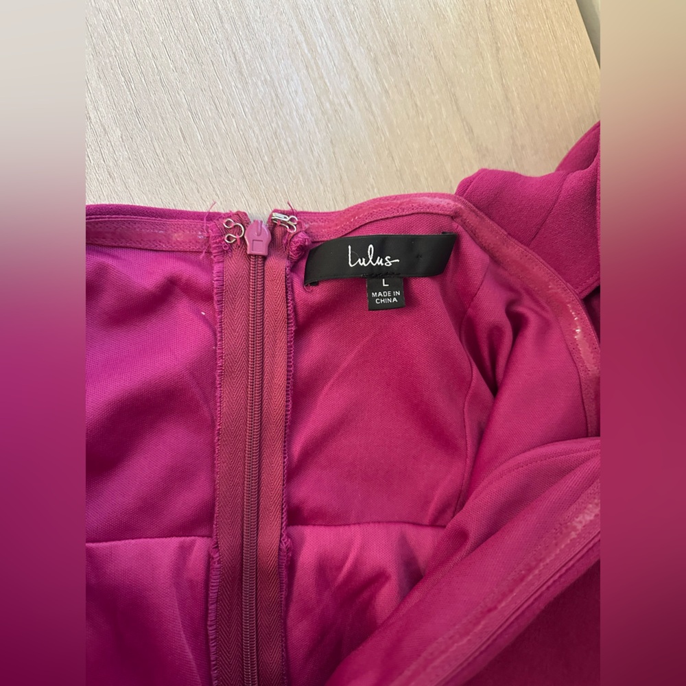 One Shoulder Ruffle‎ Dress - Picture 3 of 4